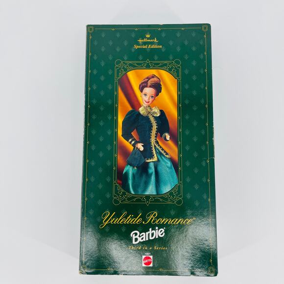 Yuletide Romance Hallmark Special Edition Mattel Barbie Doll - NRFB/NIB - Picture 3 of 16